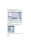 Page 42CUBASE SX/SL1 – 42 MIDI-Geräte
4.Wählen Sie »Größe Inspector« und klicken Sie auf »OK«.
Das Fenster »Bedienfeld bearbeiten« wird geöffnet. Im Bearbeitungsbereich wird ein 
blaues Rechteck für das Bedienfeld angezeigt.
Sie können jetzt Objekte zum neuen Bedienfeld hinzufügen. Wählen 
Sie zunächst rechts neben dem Bearbeitungsbereich einen passen-
den Hintergrund aus.
5.Ziehen Sie ein Hintergrund-Objekt in das blaue Rechteck (im Bear-
beitungsbereich) und lassen Sie die Maustaste los.
Sie können die Größe...