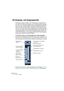 Page 236CUBASE SX/SL
10 – 236 Der Mixer
Die Eingangs- und Ausgangskanäle
Die Busse, die Sie im Fenster »VST-Verbindungen« eingerichtet ha-
ben, werden im Mixer als Eingangs- bzw. Ausgangskanäle angezeigt. 
Sie sind in unterschiedlichen Mixer-Bereichen angeordnet (rechts bzw. 
links neben den normalen Mixer-Kanalzügen). Diese Mixer-Bereiche 
können mit Hilfe der Fensterteiler auf die gewünschte Größe gezogen 
werden und verfügen über separate Bildlaufleisten. Die Eingangs- bzw. 
Ausgangskanalzüge sind den anderen...