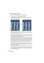 Page 266CUBASE SX/SL
10 – 266 Der Mixer
Was wird miteinander verbunden?
Für verbundene Kanäle gelten die folgenden Regeln:
•Die Pegelregler werden miteinander verbunden.
Der relative Pegelversatz zwischen den Kanälen bleibt erhalten, wenn Sie einen ver-
bundenen Kanalregler verschieben.
Die drei dargestellten Kanäle sind miteinander verbunden. Wenn Sie einen Regler 
nach unten verschieben, werden die Pegel für alle drei Kanäle verändert, aber der 
relative Pegelversatz bleibt erhalten.
•Alle individuellen...