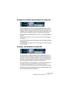 Page 41CUBASE SX/SL
Wiedergabe und das Transportfeld 3 – 41
Der Regler für die Shuttle-Geschwindigkeit (nur Cubase SX)
Mit dem Regler für die Shuttle-Geschwindigkeit (der äußere Ring im 
Jog/Scrub-Bereich des Transportfelds) können Sie das Projekt mit 
beliebiger Geschwindigkeit vorwärts oder rückwärts abspielen. Damit 
können Sie eine bestimmte Position im Projekt schnell auffinden.
•Bewegen Sie den Shuttle-Regler nach rechts, um die Wiedergabe zu 
starten.
Je weiter Sie den Regler nach rechts ziehen, desto...