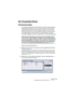 Page 411CUBASE SX/SL
Audiobearbeitung und Audiofunktionen 16 – 411
Der Prozessliste-Dialog
Bearbeitungsvorgänge
Im Prozessliste-Dialog können Sie die für einen Clip vorgenommenen 
Bearbeitungsvorgänge ganz oder teilweise entfernen. Zu den Bear-
beitungsfunktionen, die auf diese Weise verändert werden können, 
gehören die Funktionen aus dem Effekte-Untermenü, die angewand-
ten PlugIn-Effekte sowie Funktionen im Sample-Editor, z. B. Aus-
schneiden, Einfügen, Löschen und Zeichnen mit dem Stift-Werkzeug.
Aufgrund...