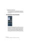 Page 538CUBASE SX/SL
22 – 538 Echtzeitbearbeitung von MIDI-Parametern und Effekten
Die Registerkarte »Geräte-Ansicht«
Auf dieser Registerkarte können Geräte-Bedienfelder angezeigt wer-
den, z. B. Bedienfelder für externe Hardware-Geräte. Weitere Informa-
tionen darüber erhalten Sie im separaten PDF-Dokument »MIDI-Geräte 
und -Funktionen «.
Die Registerkarte »Spur-Parameter«
Die folgenden Einstellungen beeinflussen die MIDI-Events der Spur in 
Echtzeit während der Wiedergabe. Sie wirken sich auch auf die »Live-...