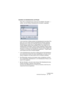 Page 827CUBASE SX/SL
Individuelle Einstellungen 33 – 827
Verwalten von Arbeitsbereichen und Presets
Wenn Sie im Arbeitsbereiche-Untermenü den Befehl »Verwalten…« 
wählen, wird der Dialog »Arbeitsbereiche verwalten« angezeigt.
In der Liste links im Dialog werden die Arbeitsbereiche des aktiven Pro-
jekts und in der rechten Liste die Arbeitsbereich-Presets angezeigt. 
Arbeitsbereiche werden für ein Projekt gespeichert, Arbeitsbereich-
Presets dagegen global. Dies ermöglicht Ihnen, eine Anzahl von Ar-...