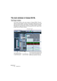 Page 84CUBASE SX/SL7 – 84 Guided Tour
The main windows in Cubase SX/SL
The Project window
The Project window is the main window in Cubase SX/SL. This pro-
vides you with a graphic overview of the project, allowing you to navi-
gate and perform large scale editing. The Project window is divided 
vertically into tracks and has a time line going from left to right. Each 
project has one Project window.
The Track list with 
various track types.The project cursor.
The area with various 
track settings to the left...