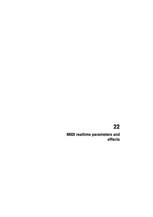 Page 49122
MIDI realtime parameters and
effects 