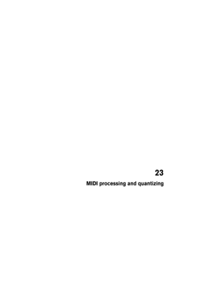 Page 51123
MIDI processing and quantizing 