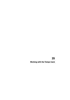 Page 61525
Working with the Tempo track 