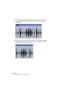 Page 428CUBASE SX/SL19 – 428 Audio warp realtime processing
9.In this example the second downbeat in the sample is located at the 
start of the second beat of the second bar (at the cursor position in 
the picture).
10.Place the mouse pointer at the start of bar 2 in the waveform display.
The pointer changes to a metronome icon with a blue line indicating the pointer posi-
tion. The pointer will snap to the grid positions.   