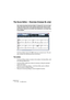 Page 594CUBASE SX/SL24 – 594 The MIDI editors
The Score Editor – Overview (Cubase SL only)
This section describes the Score Editor in Cubase SL. If you are using 
Cubase SX, please refer to the separate pdf document “Score Layout 
and Printing” opened from the Start menu (Windows) or the Help menu 
in the program.
The Score Editor shows the MIDI notes as a musical score. The win-
dow contains the following sections and items:
The toolbar
The Score Editor toolbar is similar to the toolbar in the Key Editor, with...