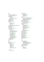 Page 316CUBASE SX316 Index
A
Accents above Staves 170
Accents above Stems
 170
Accidentals
About
 127
Distance From Note
 131
Active Staff
 25
Add Space
 99
Adding Notes
 68
Align
Dynamics
 199
Symbols
 196
Text
 221
Apply closes Property Windows
 31
Auditioning
 76
Auto Clef
 36
Auto Group Notes
 138
Auto Layout
About
 267
Bars and Staves
 270
Hide Empty Staves
 269
Icon
 269, 270
Move All Bars
 269
Move Bars
 269
Move Staves
 269
Optimize All
 270
Spread All Pages
 270
Spread Page
 270
Auto Quantize
 47...