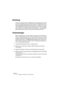 Page 104CUBASE LE9 – 104 Lehrgang 4: Bearbeiten im Projekt-Fenster
Einleitung
In diesem Lehrgang werden einige Bearbeitungsvorgänge beschrieben, 
die Sie im Projekt-Fenster durchführen können. Im Projekt-Fenster wer-
den grundlegende Einstellungen vorgenommen und Events neu ange-
ordnet. Beachten Sie, dass in diesem Lehrgang nur einige der zahlrei-
chen Funktionen im Projekt-Fenster erwähnt werden – eine detaillierte 
Beschreibung aller Funktionen finden Sie im Benutzerhandbuch.
Vorbereitungen
Dieser Lehrgang...