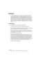 Page 66CUBASE LE6 – 66 Lehrgang 1: Aufnehmen und Wiedergeben von Audiomaterial
Einleitung
In diesem Kapitel werden schrittweise die Grundlagen für die Auf-
nahme und Wiedergabe von Audiomaterial erklärt. So lernen Sie ei-
nige der gängigen Aufnahme- und Wiedergabefunktionen kennen. Sie 
sollten jedoch zusätzlich im Benutzerhandbuch das Kapitel über die 
Aufnahme lesen, bevor Sie mit der eigentlichen Aufnahme beginnen, 
da dort eine Reihe von Einstellungsmöglichkeiten, Optionen und Me-
thoden beschrieben werden,...