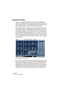 Page 190CUBASE LE8 – 190 Audioeffekte
Bearbeiten der Effekte
Für alle Insert-Effekte, Mastereffektschnittstellen und Effektsends 
steht Ihnen ein Bearbeiten-Schalter (»e«) zur Verfügung. Wenn Sie auf 
diesen Schalter klicken, wird das Bedienfeld für den ausgewählten Ef-
fekt angezeigt, in dem Sie die Parameter einstellen können.
Die Inhalte, das Design und das Layout des Bedienfelds hängen vom 
ausgewählten Effekt ab. Alle Bedienfelder haben jedoch einen Ein/
Aus-Schalter, R (Read)- und W (Write)-Schalter (zum...