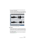 Page 271CUBASE LEDer Sample-Editor 12 – 271
•Wenn Sie den Einfügen-Befehl wählen, werden die Daten der Zwi-
schenablage im Clip eingefügt.
Wenn im Editor ein Auswahlbereich festgelegt ist, wird er durch die eingefügten Daten 
ersetzt. Wenn kein Auswahlbereich festgelegt ist (wenn die Länge des Auswahlbereichs 
auf »0« gesetzt ist), werden die Daten an der Auswahllinie eingefügt. Der Bereich rechts 
von der Linie wird verschoben, um Platz für die eingefügten Daten zu schaffen.
Die Daten werden an der Auswahllinie...