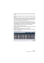 Page 301CUBASE LEHitpoints und Slices 14 – 301
•Das Audio-Event wird durch einen Audio-Part ersetzt, der die Slices 
enthält.
•Die Loop wird automatisch an das in Cubase LE einstellte Tempo an-
gepasst.
Dabei wird die eingestellte Loop-Länge berücksichtigt: Wenn die Loop beispielsweise 
einen Takt lang ist, wird die Länge des Parts so angepasst, dass sie genau einem Takt 
im Cubase LE-Tempo entspricht und die Slices werden entsprechend verschoben, 
wobei die relativen Positionen im Part beibehalten werden.
Wenn...