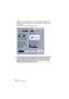 Page 424CUBASE LE19 – 424 Die MIDI-Editoren
•Klicken Sie in ein Notensystem, um es zu aktivieren und wählen Sie im 
MIDI-Menü aus dem Notation-Untermenü den Befehl »Notensystem-
einstellungen…«.
Der Notensystemeinstellungen-Dialog wird geöffnet.
❐Die Einstellungen, die Sie in diesem Dialog vornehmen, beziehen Sie im-
mer auf einzelne Spuren/Notensysteme sowie die beiden Teile eines 
geteilten Notensystems, das Sie mit der Trennen-Option im Systemart-
Einblendmenü erzeugt haben (siehe unten). 