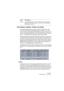 Page 445CUBASE LEDie MIDI-Editoren 19 – 445
Die Parameter »Tonhöhe«, »E-Note« und »A-Note«
Diese Einstellungen können zunächst etwas verwirrend sein, aber 
wenn Sie erst einmal den Überblick gewonnen haben, ist es nicht 
sehr kompliziert. Die folgenden Hilfestellungen sollen es Ihnen ermög-
lichen, den größtmöglichen Nutzen aus der Arbeit mit Drum-Maps zu 
ziehen – insbesondere beim Erzeugen eigener Drum-Maps.
Wie bereits erwähnt ist eine Drum-Map eine Art »Filter«, mit dem Noten 
entsprechend den Einstellungen...