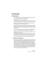 Page 509CUBASE LEVST System Link 25 – 509
Vorbereitungen
Voraussetzungen
Ihre Arbeitsumgebung muss die folgenden Voraussetzungen erfüllen, 
damit Sie VST System Link verwenden können:
•Sie benötigen zwei oder mehr Computer.
Die Computer können, müssen aber nicht dasselbe Betriebssystem verwenden. Es ist 
ohne Probleme möglich, z. B. einen Intel-PC und einen Apple Macintosh zu vernetzen.
•Auf jedem Computer müssen Audio-Hardware und entsprechende 
ASIO-Treiber installiert und betriebsbereit sein.
•Die...