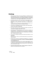 Page 536CUBASE LE27 – 536 ReWire
Einleitung
Mit der speziellen ReWire-Technologie (ReWire und ReWire2) können 
Sie Audiomaterial zwischen zwei Computer-Programmen übertragen 
(»Streaming«). ReWire, das von Propellerhead Software und Steinberg 
entwickelt wurde, bietet folgende Möglichkeiten und Funktionen:
•Echtzeitübertragung von bis zu 64 einzelnen Audiokanälen bei voller 
Bandbreite von der »Synthesizer-Anwendung« in die »Mixer-Anwen-
dung«.
In diesem Fall ist die »Mixer-Anwendung« natürlich Cubase LE. Ein...