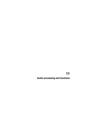 Page 21711
Audio processing and functions 