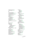 Page 571CUBASE LEIndex 571
Nudge position buttons 14
Numeric Keypad
 12, 107
O
On Import Audiofile 69
On Processing Shared Clips
 219
On Startup setting
 516
Online (VST System Link)
 478
O-Note
 407
O-Note Conversion
 411
Open
 502
Open Document
Options dialog
 517
Output (MIDI)
 34
Over Quantize
 339
Overlapping Events
 76, 259
Overview
 66
Overwrite (Cycle Record mode)
 38
P
Padlock Symbol 82
Pan Law
 146
Parabola mode
Automation
(Project window)
 202
MIDI Controllers
 373
MIDI Velocity
 371
Part Data mode...