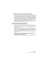 Page 195CUBASE LELes Effets audio 8 – 195
À propos des plug-ins VST “partagés” (Windows seulement)
Tandis que les plug-ins intégrés à Cubase LE résident dans le dossier 
Vstplugins au sein du dossier du logiciel Cubase LE, le logiciel peut 
aussi accéder aux plug-ins dans un endroit supplémentaire, appelé le 
dossier des plug-ins VST “partagé”. Ceci vous permet d’utiliser des 
plug-ins installés par d’autres applications compatibles VST. Vous 
pouvez changer à n’importe quel moment le dossier qui sera consi-...