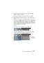 Page 379CUBASE LETraitement et quantiﬁcation MIDI 18 – 379
1.Sélectionnez le ou les Conteneur(s) contenant des notes MIDI 
réparties sur différents canaux.
2.Sélectionnez “Dissoudre les Conteneurs” dans le menu MIDI.
3.Dans le dialogue qui apparaît, sélectionnez l’option “Séparer par 
Canaux”.
Cette option n’est disponible que si la piste MIDI était réglée sur le canal “Tous”.
Pour chaque canal MIDI utilisé dans le(s) conteneur(s) sélectionné(s), 
une nouvelle piste MIDI est créée, et réglée sur le canal MIDI...