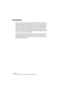 Page 478CUBASE LE22 – 478 Travailler avec les messages de Système Exclusif
Introduction
Dans le cas des messages de Système Exclusif (SysEx) il s‘agit d’un 
type de messages MIDI spéciaux servant à envoyer des informations 
n’ayant de sens que pour un appareil d’une certaine marque ou d’un 
certain type. Chacun des principaux fabricants de matériel MIDI dis-
pose de son propre code d’identification SysEx. Les messages de 
Système Exclusif servent principalement à transmettre des données 
de sons, c’est-à-dire...