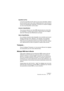 Page 601CUBASE LEDescription des menus 31 – 601
Quantifier les Fins
La fonction Quantifier les Fins dans le sous-menu Quantifier n’affecte 
que les positions de fin des notes. Indépendamment, cela fonctionne 
comme une quantification habituelle, en prenant en compte le réglage 
du menu local Quantifier comme valeur.
Annuler la Quantification
Vous pouvez redonner aux notes MIDI sélectionnées leur état initial, 
non quantifié, à n’importe quel moment. Cette fonction est indépen-
dante de l’Historique des...