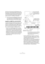 Page 1919
Einrichten des Systems
Wenn Sie mehr Instrumente für die Wiedergabe verwen-
den möchten, verbinden Sie den MIDI-Thru-Anschluss des 
Klangerzeugers mit dem MIDI-In des nächsten Instruments 
usw. Bei diesem Aufbau wird während der Aufnahme im-
mer das erste Keyboard gespielt. Sie können jedoch alle 
Geräte verwenden, um die Klänge wiederzugeben.
Einstellen von MIDI-Thru und Local On/Off
Im Programmeinstellungen-Dialog (unter Windows im Da-
tei-Menü und unter Mac OS X im Cubase LE-Menü) fin-
den Sie auf...