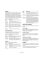 Page 1111
Menübeschreibungen
Hitpoints
Die Optionen dieses Untermenüs beziehen sich auf die 
Hitpoint-Funktionen von Cubase LE. Dabei werden die 
Attack-Phasen von Transienten gesucht und an den 
Fundstellen Marker, die so genannten »Hitpoints«, gesetzt. 
Sobald alle Hitpoints richtig gesetzt sind, können Sie die 
Datei in kleinere Teile zerlegen, was z.B. Tempoänderun-
gen ohne gleichzeitige Änderung der Tonhöhe ermöglicht.
Das Untermenü enthält die folgenden Optionen:
Echtzeitbearbeitung
Die Optionen dieses...