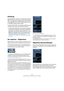 Page 166166
Echtzeitbearbeitung von MIDI-Parametern und Effekten
Einleitung
Für jede MIDI-Spur steht Ihnen eine bestimmte Anzahl an 
MIDI-Parametern zur Verfügung, mit denen Sie bestimmen 
können, wie MIDI-Daten wiedergegeben werden. Dabei 
werden MIDI-Events in Echtzeit »umgewandelt«, bevor sie 
an die MIDI-Ausgänge geleitet werden.
In diesem Kapitel werden die verfügbaren MIDI-Parameter 
und Effekte beschrieben. Beachten Sie Folgendes:
 Die tatsächlichen MIDI-Events werden dabei nicht verändert.
 Da die...