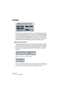 Page 84CUBASE SX/SL2 – 84 Effets MIDI
Autopan
Ce plug-in fonctionne un peu comme un LFO (oscillateur basse fré-
quence) dans un synthétiseur, en ce sens qu’il envoie des messages 
de contrôleur MIDI variant de façon continue. Une utilisation typique 
est le panoramique MIDI automatique, ou AutoPan – d’où son nom. 
Vous pouvez toutefois sélectionner n’importe quel type d’événement 
de Contrôleur Continu MIDI. Ses paramètres sont les suivants :
Sélecteurs de forme d’onde
Ces sélecteurs déterminent la forme des...