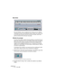 Page 88CUBASE SX/SL2 – 88 Effets MIDI
Mode Global 
En mode Global, vous ne configurez qu’un seul accord, en utilisant 
l’affichage de clavier Chord Setup (le clavier inférieur est caché). Cet 
accord est alors joué par toutes les touches du clavier, mais trans-
posé en fonction de la note que vous jouez.
Utilisation des passages
La section Zone Setup, située en bas du panneau, vous permet de con-
figurer des variations sur les accords définis. Cette fonction est applica-
ble dans les trois modes, et autorise un...