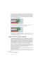 Page 170CUBASE SX/SL
6 – 170 Les pistes Répertoire
•Les conteneurs ou les événements qui se chevauchent à l’intérieur du 
dossier peuvent être représentés par le même conteneur Répertoire 
ou par deux différents – en fonction de la valeur du chevauchement.
Si le chevauchement se produit sur la moitié de sa longueur ou moins, il est alors placé 
dans un nouveau conteneur Répertoire. 
Le conteneur MIDI chevauche l’événement audio de plus de la moitié de sa lon-
gueur, il est donc inclus dans le même conteneur...