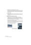 Page 52CUBASE SX/SL
4 – 52 Enregistrement
2.Sélectionnez le format désiré à partir de ce menu.
Dans Cubase SL vous avez le choix entre mono et stéréo; dans Cubase SX les formats 
les plus communs sont répertoriés directement dans le menu, les formats Surround res-
tants le sont dans le sous-menu “Plus…”. La liste des formats Surround disponibles se 
trouve à la page 325.
3.Cliquez sur OK
Une piste s’affiche, réglée selon la configuration souhaitée. Sur la console, la voie cor-
respondante est créée. Notez que...