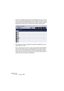 Page 582CUBASE SX/SL
24 – 582 Les éditeurs MIDI
•Lorsque vous déplacez le pointeur dans l’affichage des notes, sa posi-
tion en mesures est indiquée dans la barre d’outils, sa hauteur est indi-
quée à la fois dans la barre d’outils et sur le clavier de piano à gauche.
Ceci facilite les choses pour trouver la bonne note et l’insérer à la bonne place.
•Si le Calage est activé, il détermine la position de départ de la note 
créée (voir page 656).
•Si vous cliquez juste une fois, la note créée prendra la durée...