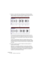 Page 686CUBASE SX/SL
25 – 686 Travailler avec la piste Tempo
7.Cliquez sur cette position dans l’affichage des événements et faites 
glisser la position sur le temps fort de la 2e mesure de l’enregistrement.
Lorsque vous cliquez, le pointeur est magnétisé sur la grille de la règle.
Il n’est pas forcément nécessaire de faire correspondre les temps forts (“uns”) – 
dans cette figure le deuxième temps (faible) de la seconde mesure correspond au 
“deux” de la seconde mesure de l’enregistrement (simplement parce que...