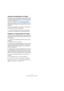 Page 422422
Der projektbezogene Logical-Editor
Verwalten und Weitergeben von Presets
Die Presets des projektbezogenen Logical-Editors werden 
im Programmordner im Unterordner »Presets\Logical Edit« 
als Dateien abgelegt (siehe »Wo werden die Einstellungen 
gespeichert?« auf Seite 513). Sie können die Dateien 
selbst nicht bearbeiten, haben aber die Möglichkeit, sie in 
verschiedene Unterordner zu verschieben und so zu kate-
gorisieren.
Sie können diese Dateien auch kopieren und einfach an 
andere Cubase-Benutzer...