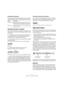 Page 597597
Weitere Noten- und Pausenfunktionen
Notensystemeinstellungen
Im Notationseinstellungen-Dialog finden Sie unter »Noten-
system–Optionen« auch einige Einstellungen für Balken: 
Manuelles Einrichten von Balken
Wenn Sie die Darstellung von Balken noch genauer fest-
legen möchten, können Sie die Neigung der Balken manu-
ell einstellen.
1.Gruppieren Sie die Noten und ändern Sie die Richtun-
gen der Notenhälse, bis die Darstellung des Balkens 
grundsätzlich Ihren Vorstellungen entspricht.
2.Klicken Sie an...