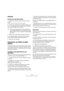 Page 680680
Drucken und Exportieren von Seiten
Drucken
Drucken aus dem Noten-Editor
1.Wählen Sie im Notation-Menü die Option »Seiten-
modus«.
Drucken ist nur aus dem Seitenmodus heraus möglich.
2.Wählen Sie im Datei-Menü den Befehl »Seite einrich-
ten…« und überprüfen Sie, ob alle Druckereinstellungen 
richtig sind. Schließen Sie den Dialog.
3.Wählen Sie im Datei-Menü den Befehl »Drucken…«.
4.Der Standarddialog zum Drucken wird angezeigt. 
Nehmen Sie die gewünschten Einstellungen vor.
5.Klicken Sie auf...