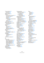 Page 699699
Stichwortverzeichnis
Rechteck-Modus 382
Automation 233
Rechter Locator 66
ReCycle-Dateien 494
Regionen
Als Audiodateien exportieren 304
Aus Events erstellen 60
Bearbeiten 266
Erzeugen 265
Erzeugen (Cycle-Aufnahmemodus 
für Audio) 81
Löschen 266
Stille wegschneiden 251
Rekonstruieren 301
Relatives Raster (Rastermodus-
Einblendmenü) 61
Resolving 459
ReWire
Beschreibung 484
Kanäle 486
Kanäle einschalten 485
MIDI-Daten weiterleiten 486
REX-Dateien 494
Routing
Effektsends 187
Ein-/Ausgänge bei Effekten...