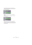 Page 224224
Didacticiel 1 : Enregistrement audio
11.Vous voyez les trois prises. Les deux du bas sont 
muettes et celle du haut, colorée en vert (Take 3) est celle 
qui est jouée actuellement.
12.Rendez muette la prise “Take 1” et non-muette la 
“Take 2”.
Vous pouvez alors écouter “Take 2”. Notez que la prise “Take” 2 est à 
son tour coloriée en vert.
13.Vous pouvez faire de même pour la prise “Take 3”.
Continuez avec le chapitre suivant, nous allons vous mon-
trer comment modifier ce que vous avez enregistré à...