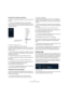 Page 4848
The included VST Instruments
Assigning LFO modulation destinations
To assign a modulation destination for a LFO, proceed as 
follows:
1.Click in the “Mod Dest” box for one of the LFOs.
A pop-up appears with all possible modulation destinations are shown. 
All Sound parameters as well as most LFO and Envelope parameters are 
available as destinations.
The modulation destination pop-up.
2.Select a destination, e.g. Filter Cut Off.
The selected modulation destination is now shown in the list. Beside the...