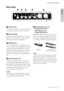 Page 17CI2 Operation Manual17
The Controls and Connectors
English
Rear Panel 
USB terminal
This terminal is used to connect the CI2 and the 
computer by using the included USB cable.
FOOT SW jack
Connect an optional Yamaha FC5 foot switch to 
this jack. The connected foot switch operates 
the same as the [Action Pad] button. 
 PHONES jack
A pair of headphones can be plugged in here. 
This jack outputs the mixed signal from the ana-
log input jacks and the signal from a DAW or 
other audio software. The...