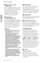 Page 1010CI2+ – Benutzerhandbuch
Bedienelemente und Anschlüsse
Deutsch
Regler INPUT 1/2 GAIN / 
PEAK-Anzeige
Stellt den Eingangssignalpegel ein. Das Signal, 
das den GAIN-Regler passiert hat, wird zum 
Computer gesendet. Um den Aufnahmepegel 
auf ein optimales Ve rhältnis zwischen 
Rauschabstand und Dynamikumfang 
einzustellen, sollte die Anzeige PEAK nur 
gelegentlich und kurz bei den stärksten 
Eingangssignalimpulsen aufleuchten.
 Taste/Anzeige 
[PHANTOM INPUT 1&2]
Diese Taste schaltet die Phantomspannung...