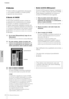 Page 2222CI2+ Manual de Operaciones
Pruébelo
Español
Edición
Puede modificar los parámetros del proyecto 
con el mando AI KNOB y el botón [LOCK] 
siguiendo las instrucciones.
Mando AI KNOB
Este mando polivalente puede controlar los 
parámetros de su preferencia en la ventana 
principal y el software complementario en 
Cubase, especificado mediante el puntero del 
ratón. En los siguientes ejemplos procederemos 
a controlar los parámetros de volumen y efecto 
panorámico de la pista de audio de la ventana...