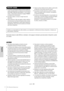 Page 44CI2+ Manual de Operaciones
Español
• Al conectar la alimentación eléctrica (CA) del sistema de sonido, encienda siempre los altavoces de monitorización 
EN ÚLTIMO LUGAR para evitar dañarlos. Y, por el mismo 
motivo, al desconectar la alimentación apague PRIMERO 
los altavoces de monitorización.
• No meta los dedos o la mano en ningún hueco del  dispositivo.
• Nunca introduzca ni deje caer papeles, objetos metálicos  o de otro tipo por los huecos del panel. Si esto ocurriera, 
desenchufe inmediatamente...