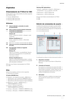 Page 35Apéndice
CMC Series Manual de Operaciones
35
Apéndice
Desinstalación de TOOLS for CMC
Debe quitar los dos componentes de software siguientes 
de TOOLS for CMC.
•Yamaha USB-MIDI Driver
•Steinberg CMC Applications
Windows
1.Inicie el ordenador y acceda a la cuenta 
del Administrador.
2.Abra la ventana de desinstalación efectuando 
el siguiente procedimiento.
Windows XP:
[Inicio] → [Panel de control] → [Agregar o quitar 
programas]
Windows Vista/Windows 7:
[Inicio] → [Panel de control] → [Desinstalar 
un...