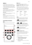 Page 32CMC-AI
CMC Series Fonctions Détaillées
32
CMC-AI
Le contrôleur CMC-AI vous permet de piloter un 
paramètre spécifique à l'aide du pointeur du curseur, 
de régler le niveau de mixage principal et la Jog Wheel 
à l'aide d'un potentiomètre et de commander Cubase 
en affectant des paramètres aux boutons de fonction.
Le contrôleur CMC-AI est doté des trois modes suivants.
Mode Potentiomètre AI
Ce mode vous autorise à contrôler un paramètre 
spécifique à l'utilisateur via le pointeur de la...